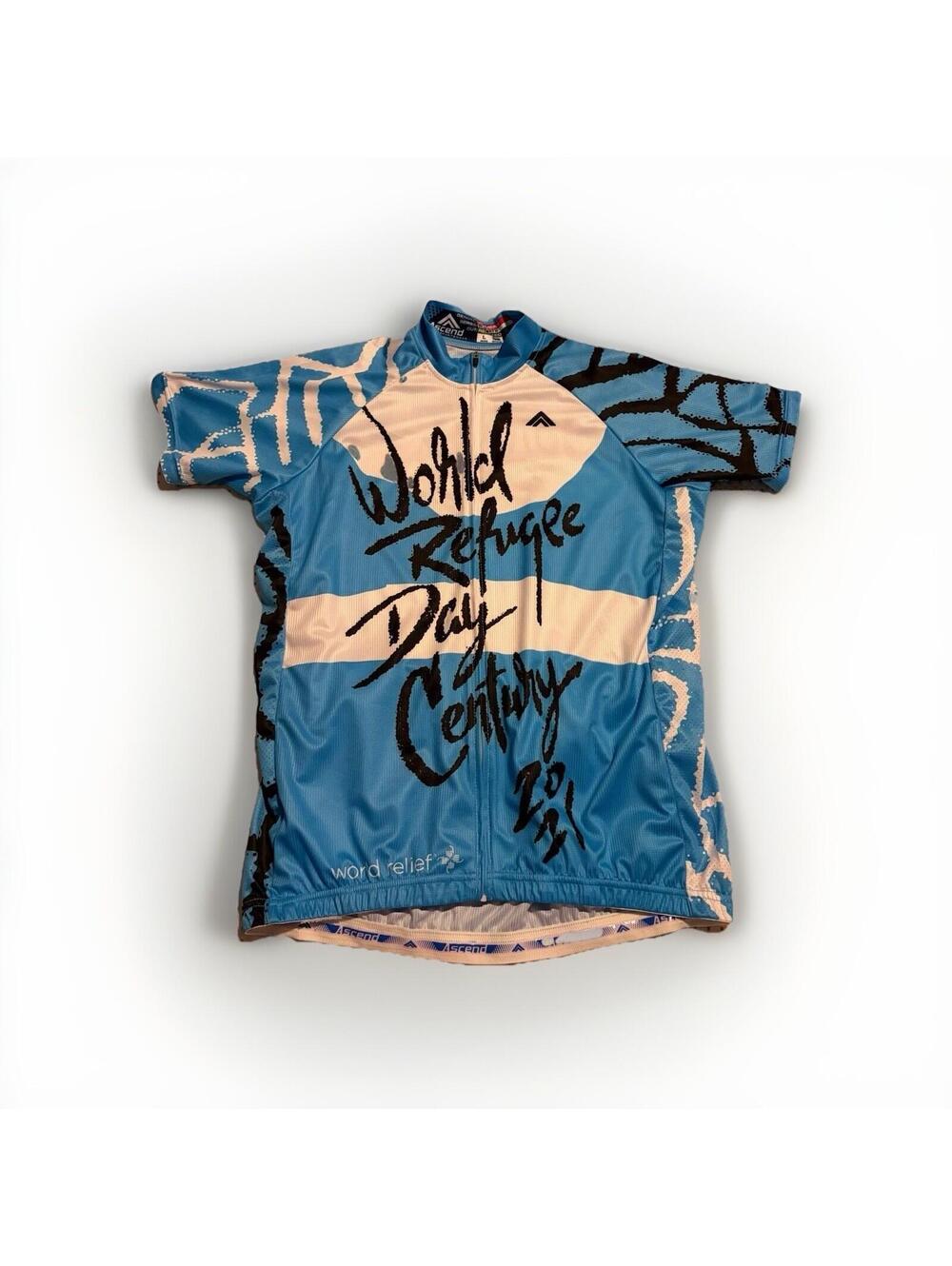 Ascend Women's Cycling Jersey Size Large World Refuge Day Century 2021